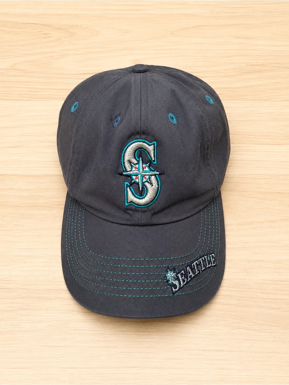 Seattle' Baseball Cap - Navy Blue